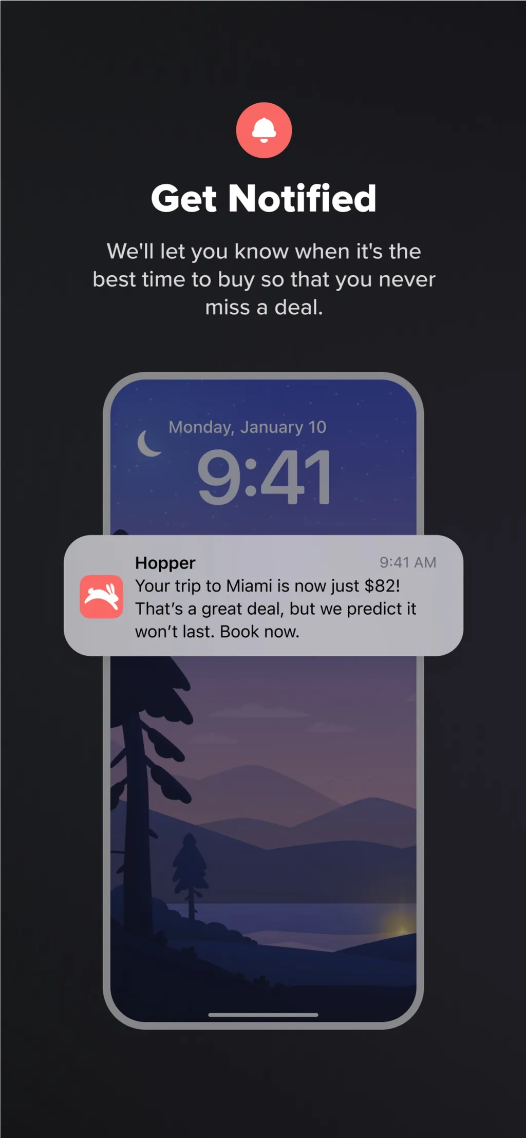 Hopper: Flights, Hotels & Cars App Store screenshot 4