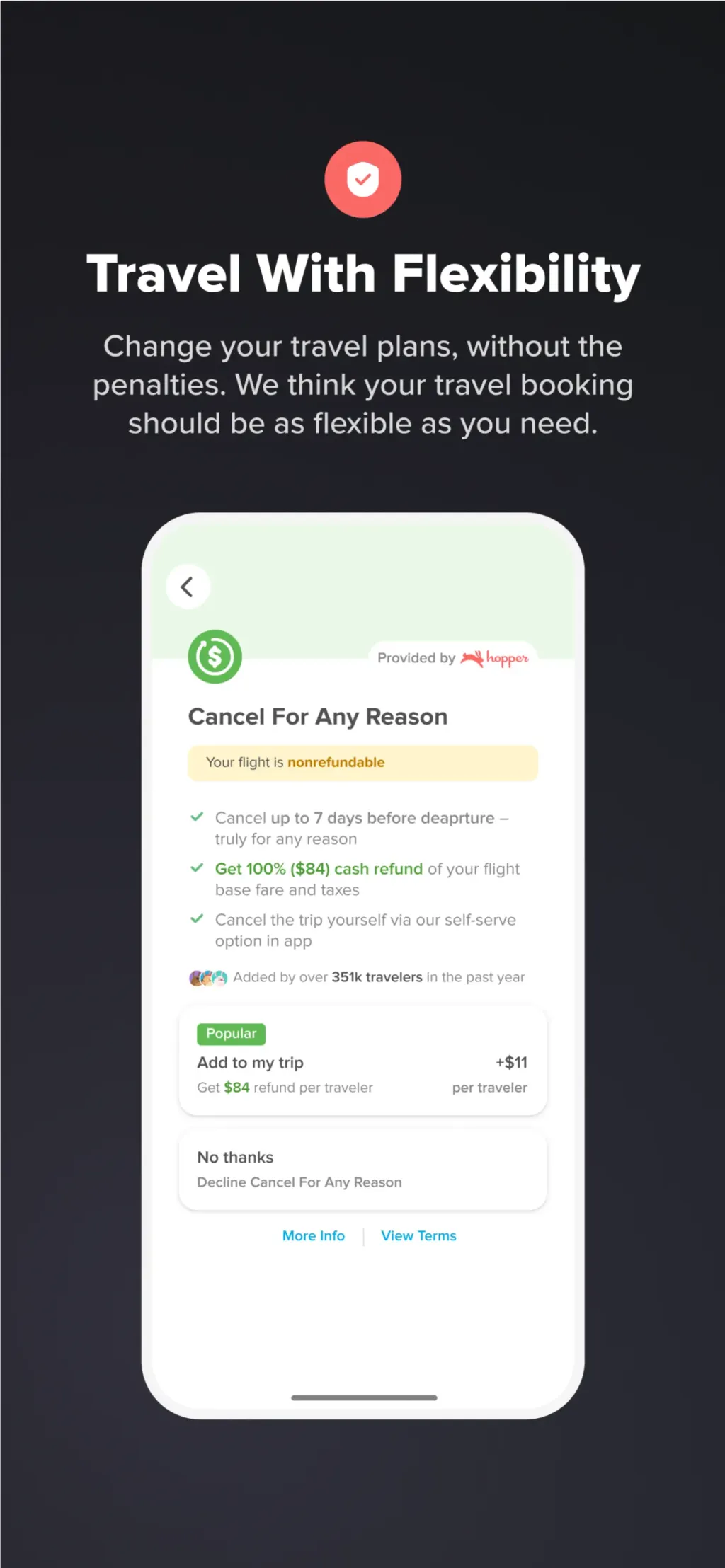 Hopper: Flights, Hotels & Cars App Store screenshot 6