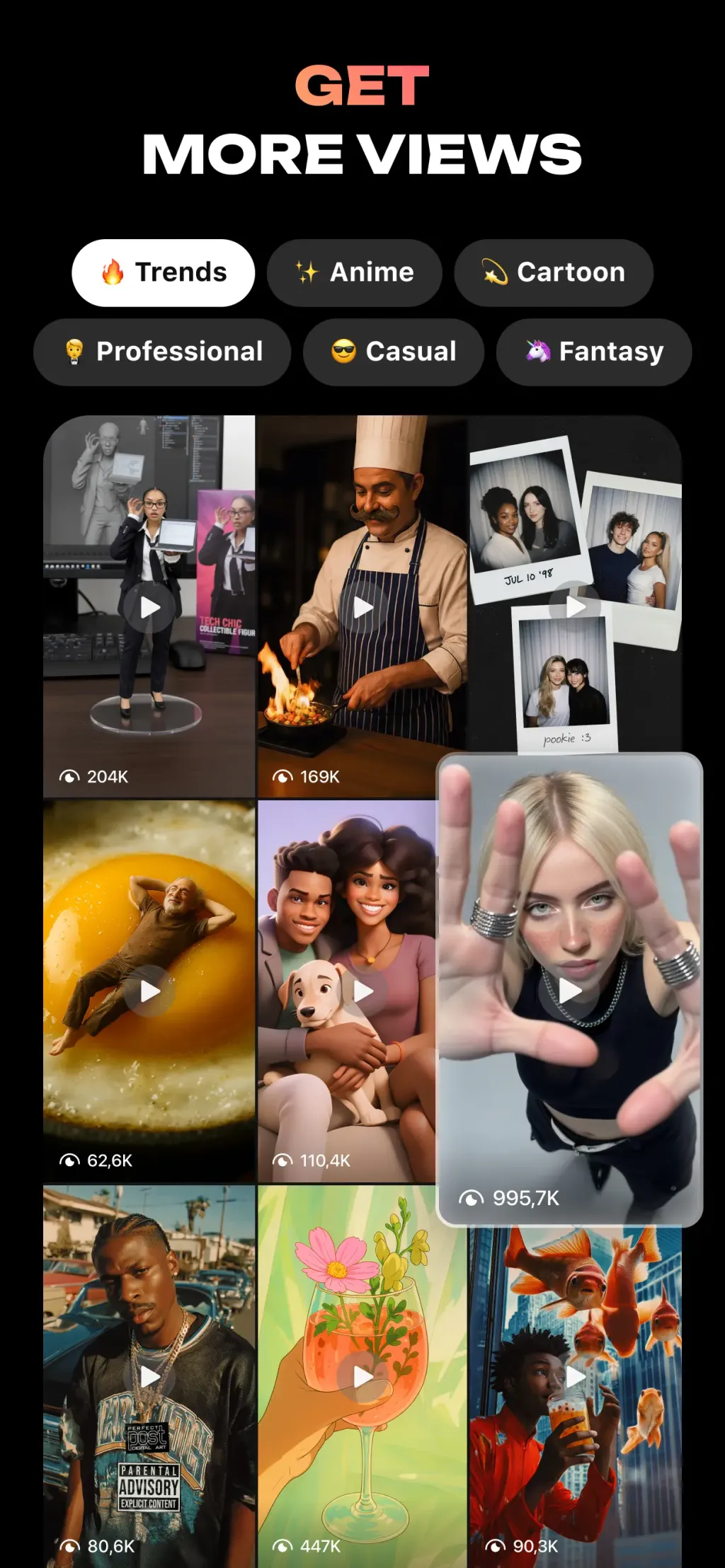 Hula AI: Trend Video Generator App Store screenshot 6