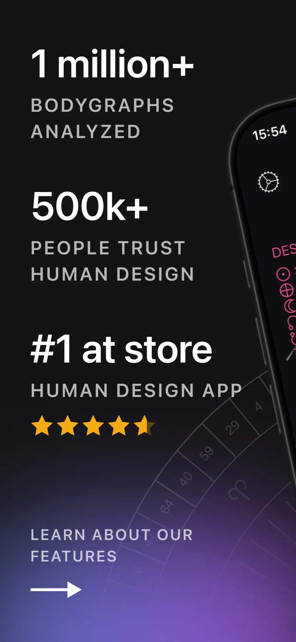 Human Design: HD Birth Chart App Store screenshot 1