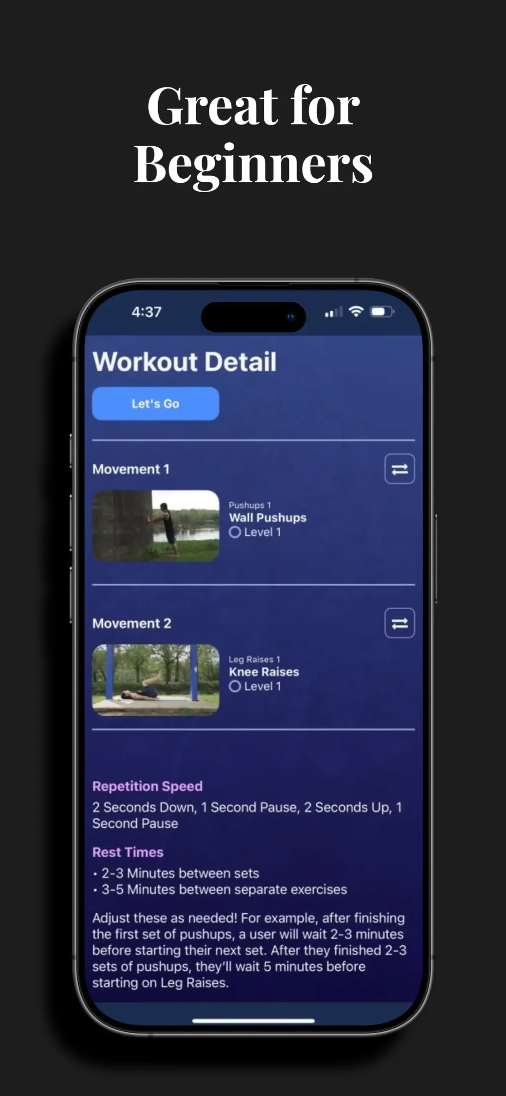 Hybrid Calisthenics App Store screenshot 3