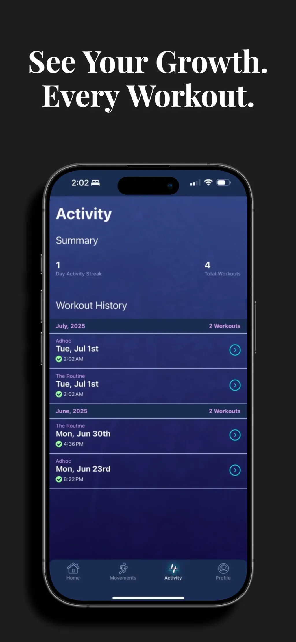Hybrid Calisthenics App Store screenshot 6