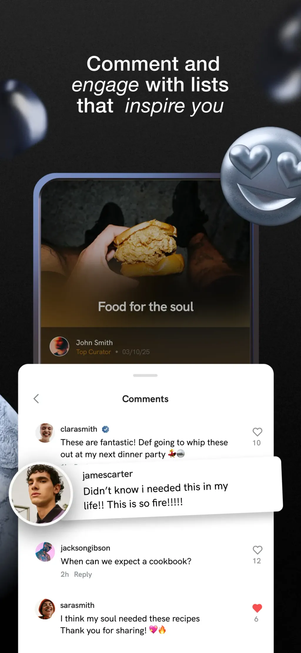 Hypelist: Create & Share Lists App Store screenshot 6