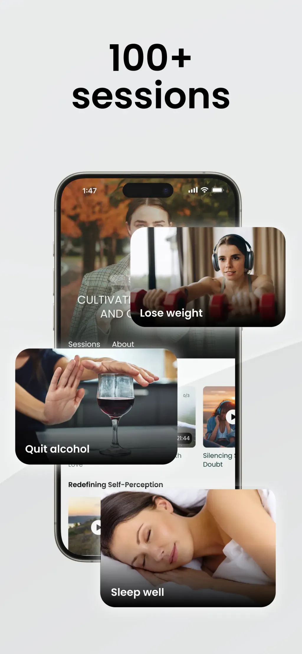 Hypnozio: Hypnotherapy & Care App Store screenshot 3