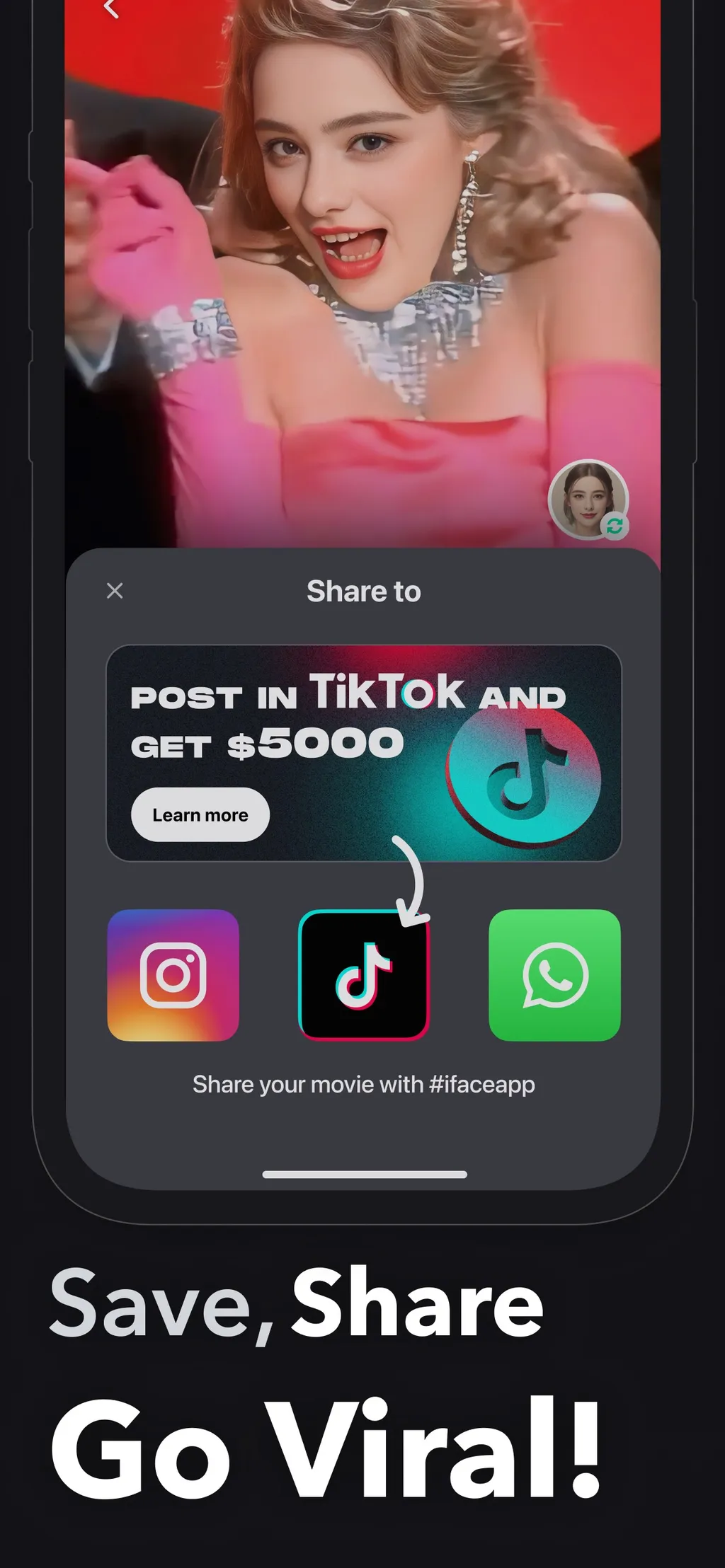 iface: Face Swap & Deep Fake App Store screenshot 3