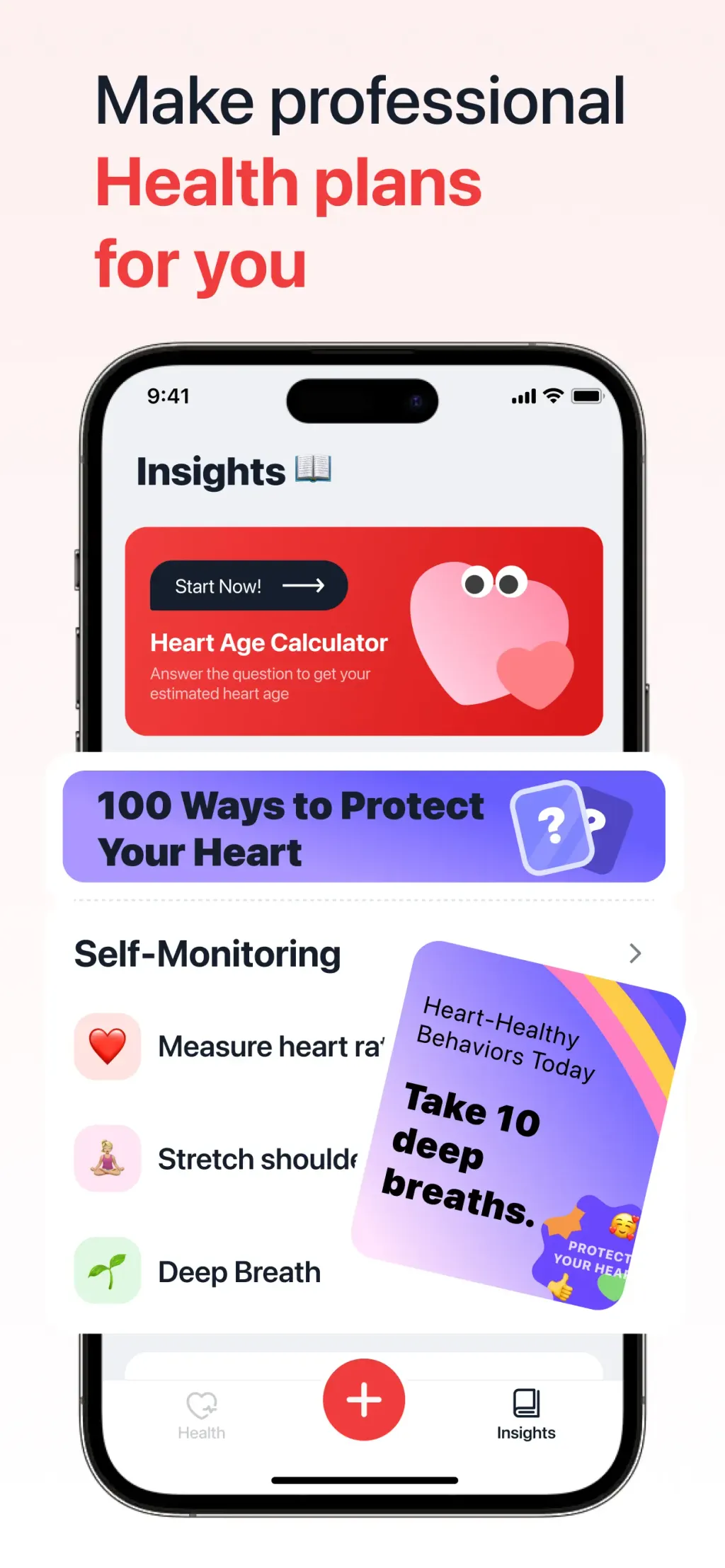 iHeart-Pulse Rate Monitor App. App Store screenshot 4