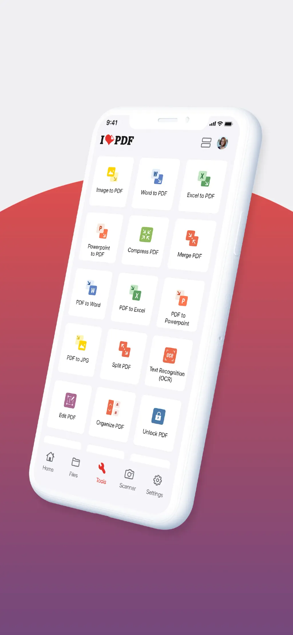 iLovePDF - PDF Editor & Scan App Store screenshot 3