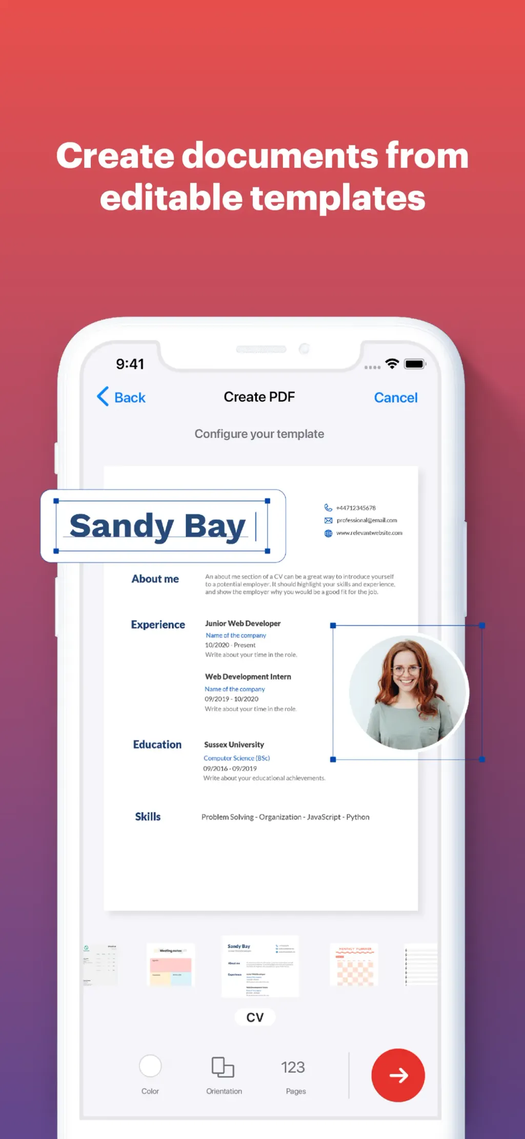 iLovePDF - PDF Editor & Scan App Store screenshot 5