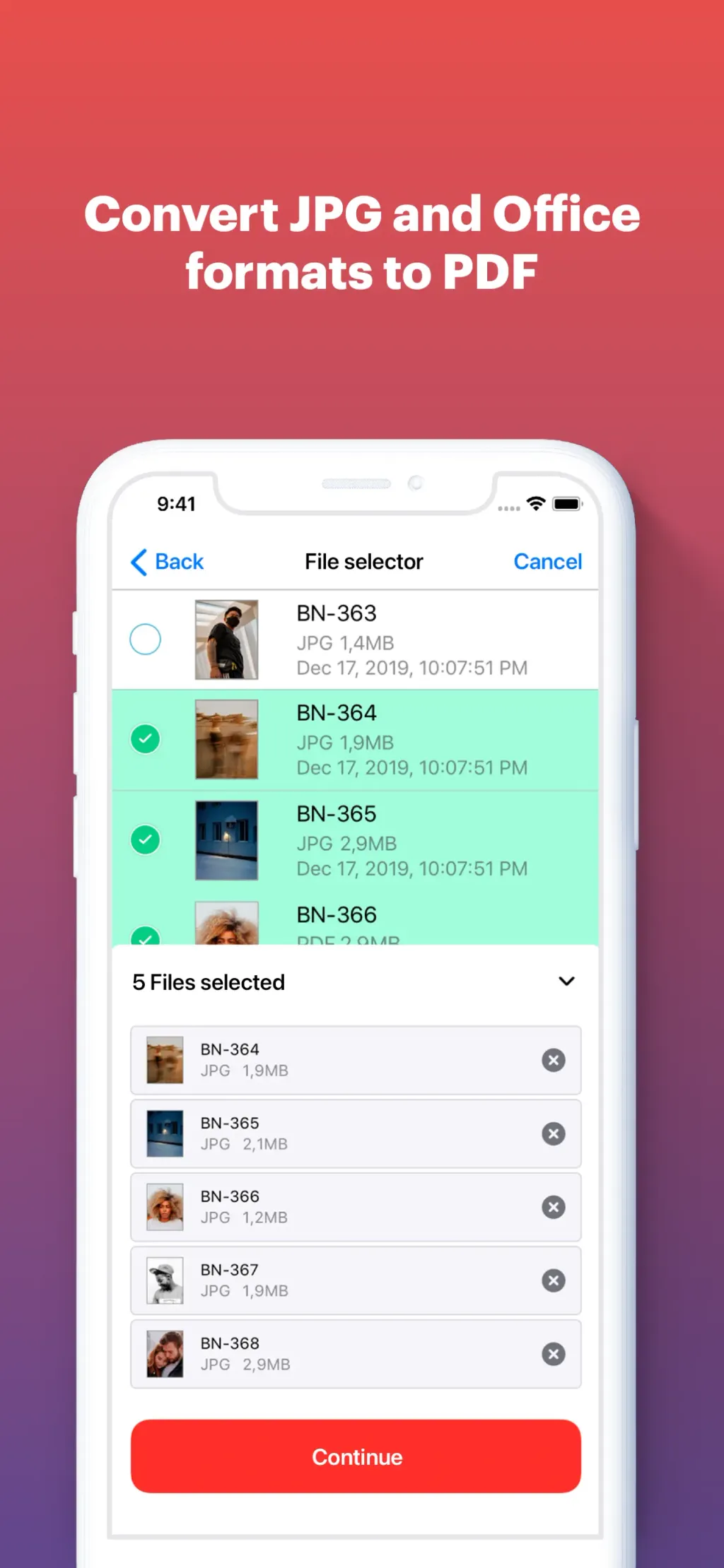 iLovePDF - PDF Editor & Scan App Store screenshot 6