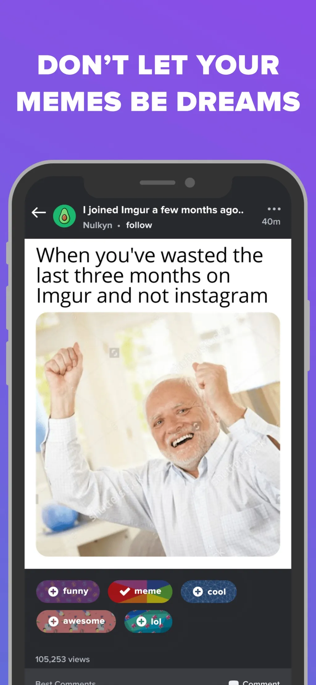 Imgur: Funny Memes & GIF Maker App Store screenshot 7