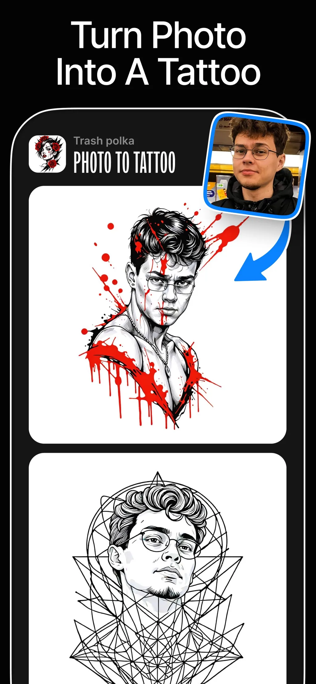 InkAI: AI Tattoo Generator App Store screenshot 3