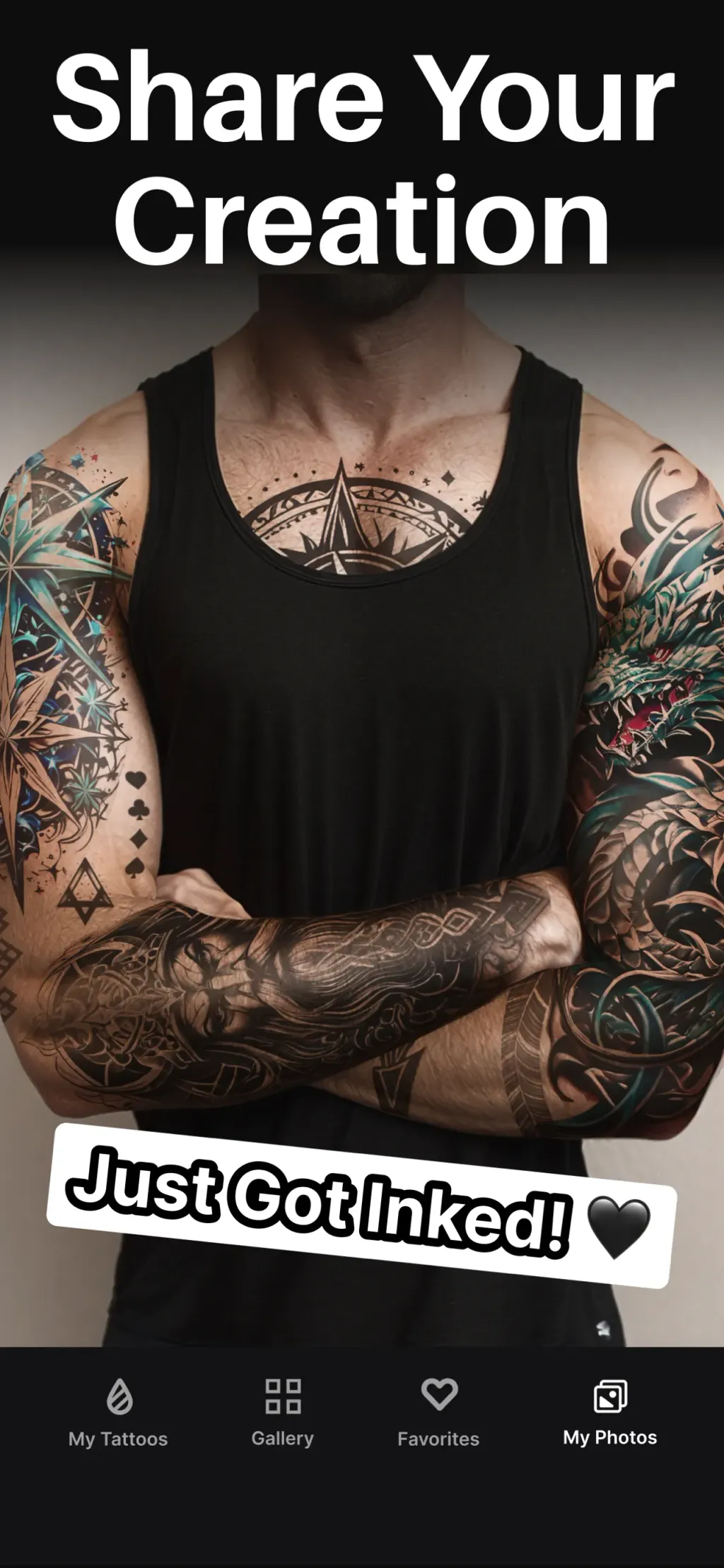INKHUNTER - AI Tattoo Design App Store screenshot 3