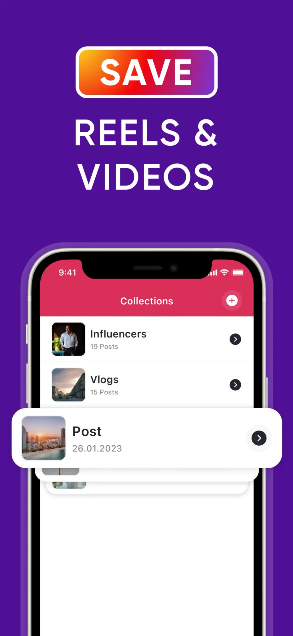 InMark: IG Reels Stories Posts App Store screenshot 2