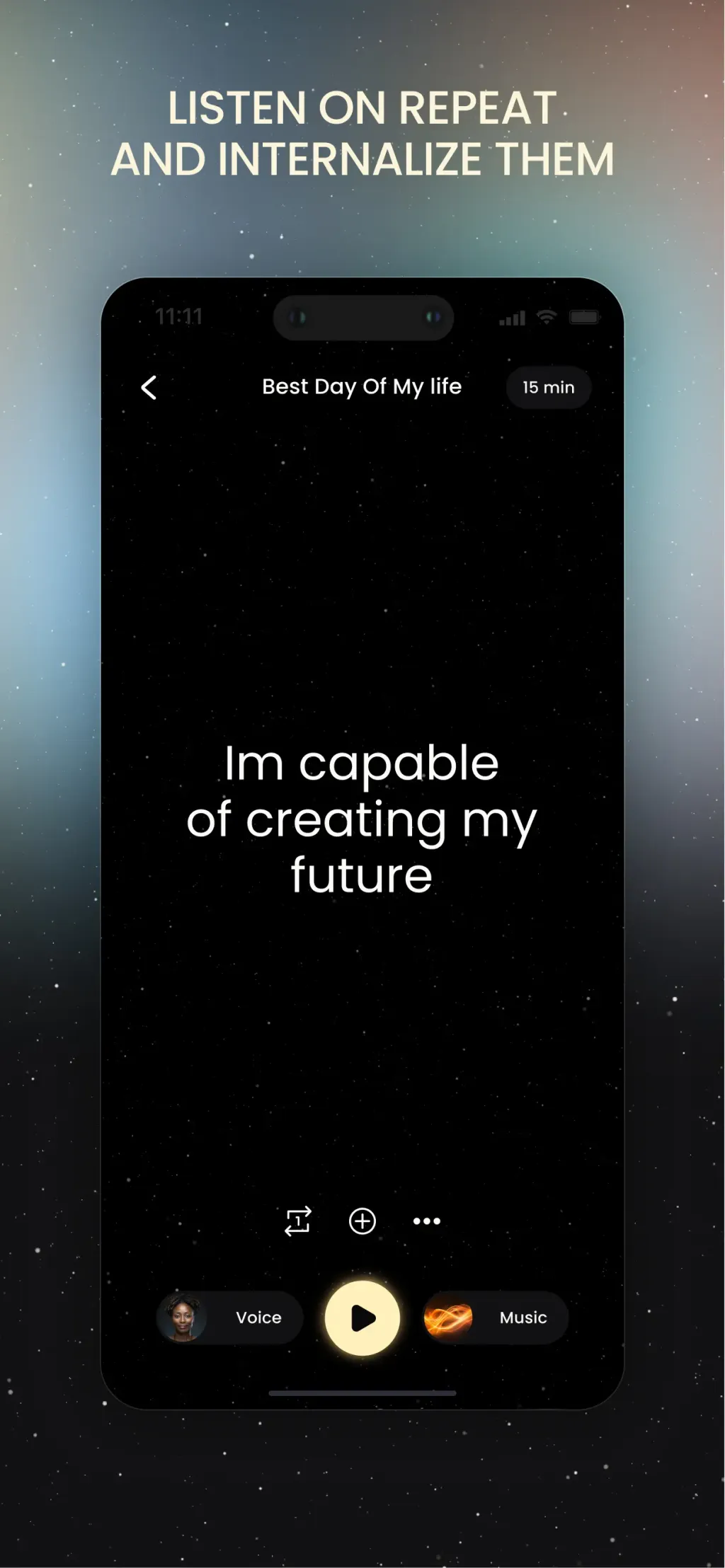 Innertune: Daily Affirmations App Store screenshot 4