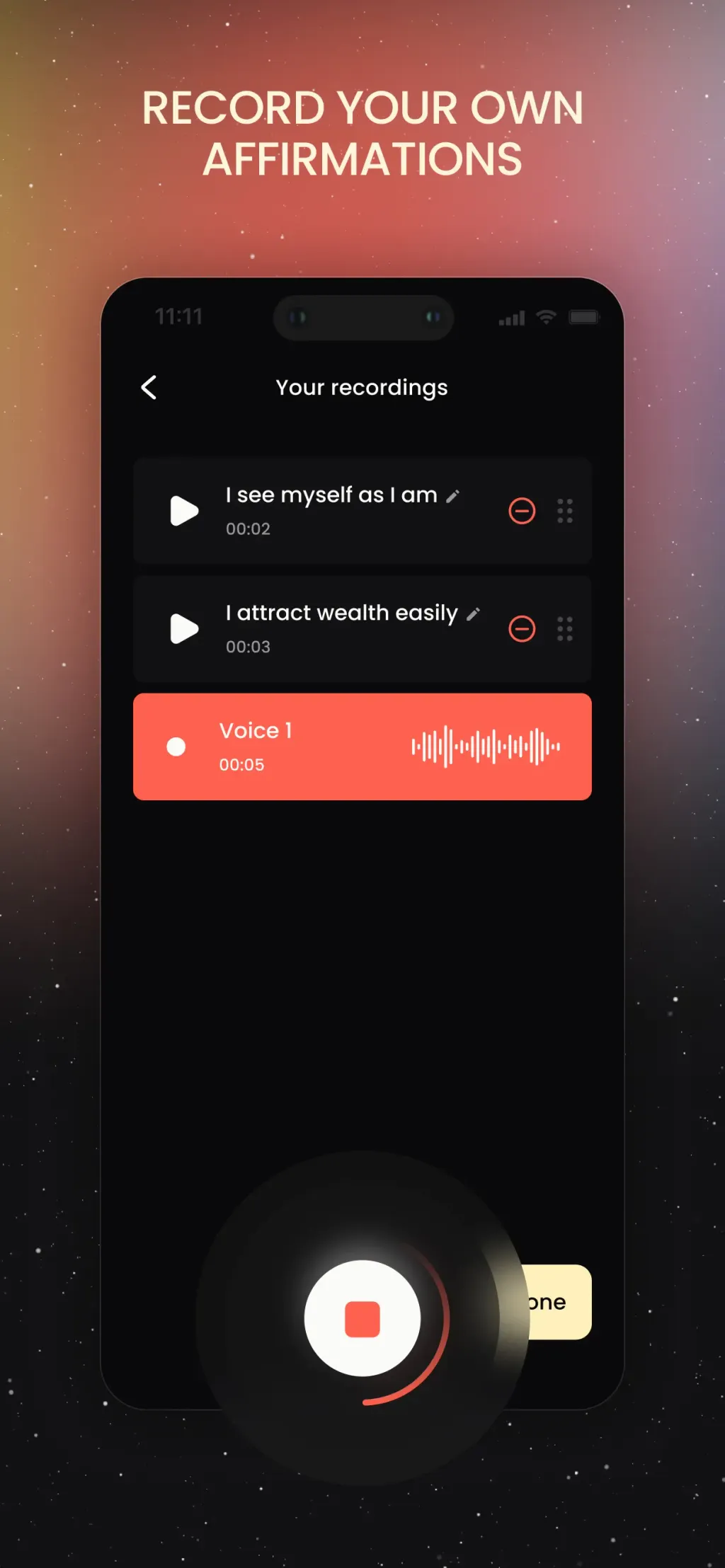 Innertune: Daily Affirmations App Store screenshot 8