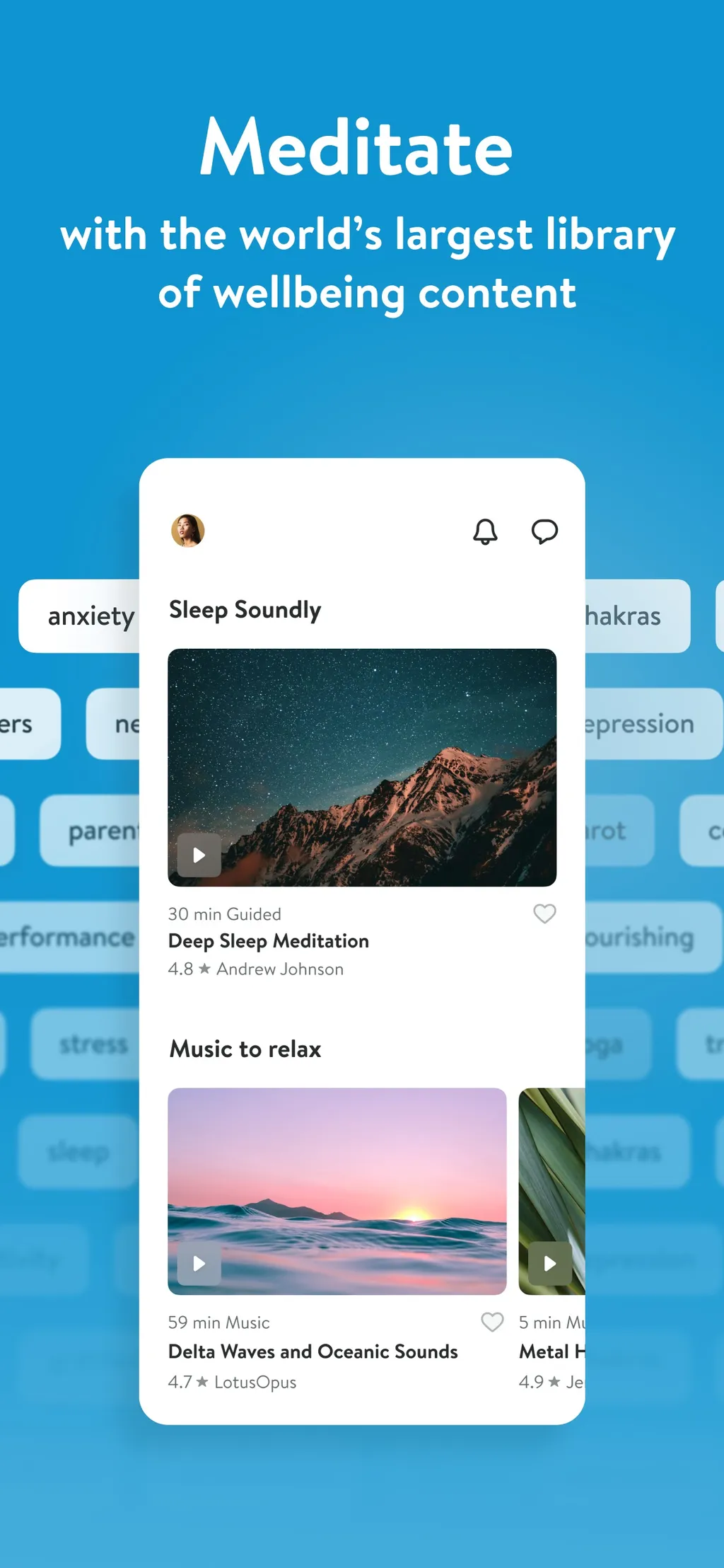 Insight Timer: Meditate, Sleep App Store screenshot 4