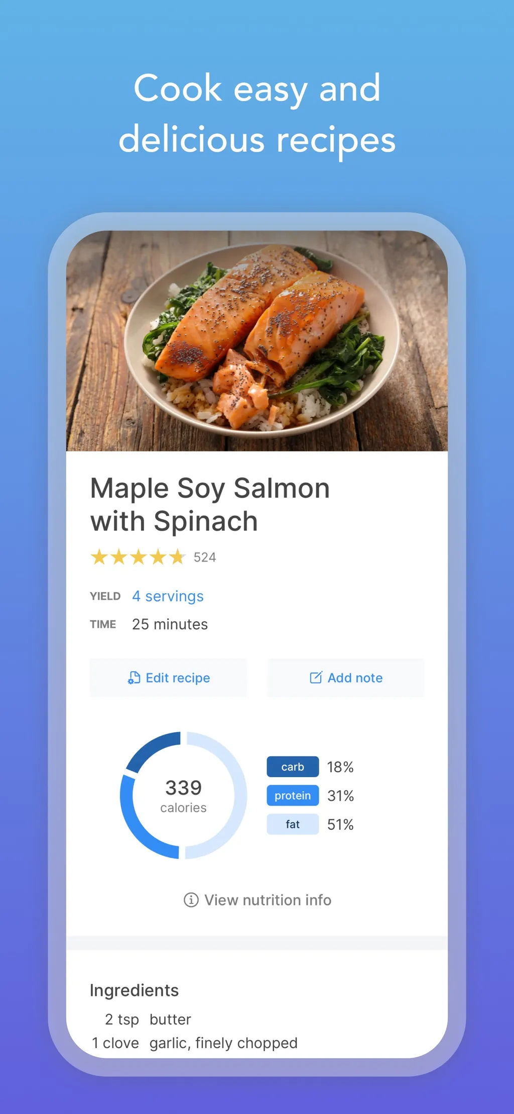 Intent - Meal Planner App Store screenshot 4