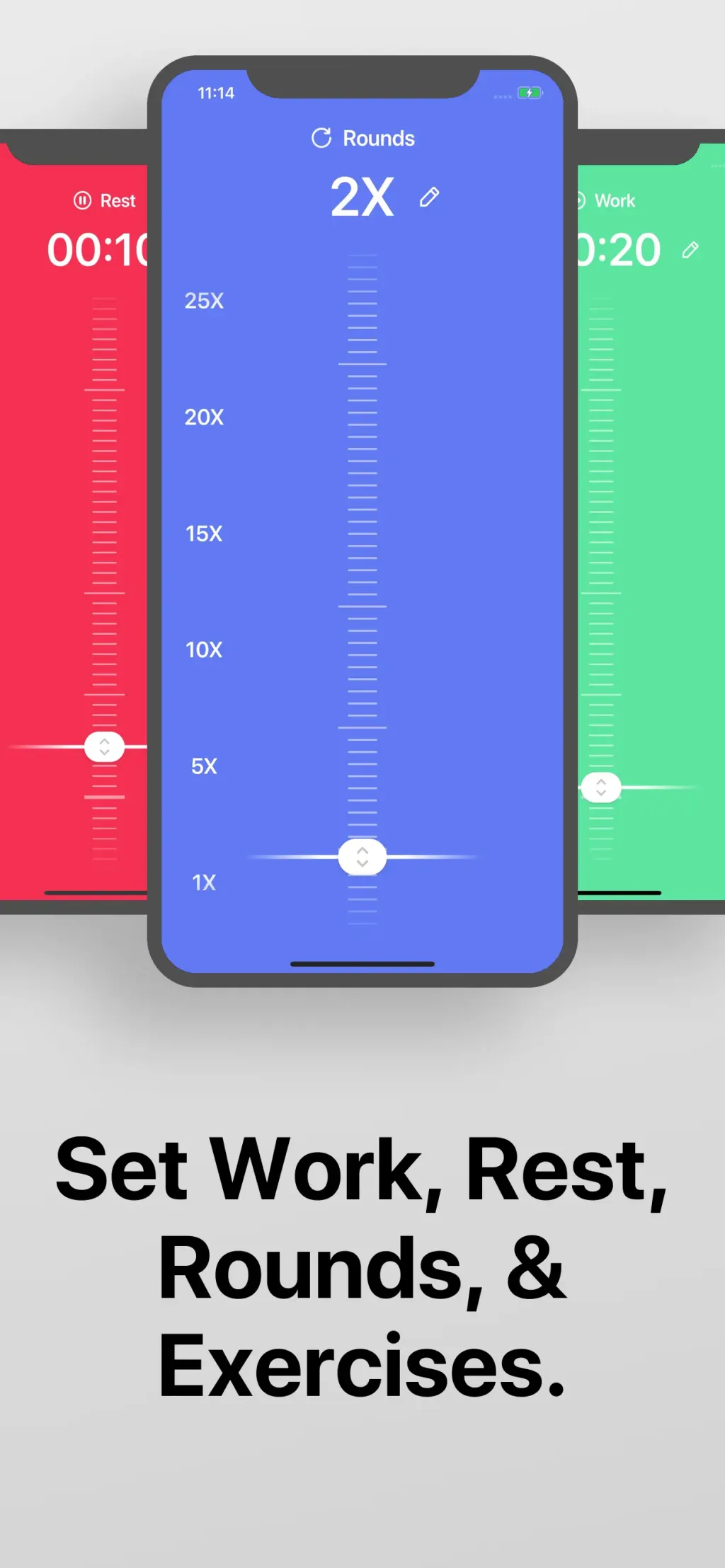 Interval Timer □ HIIT Timer App Store screenshot 2