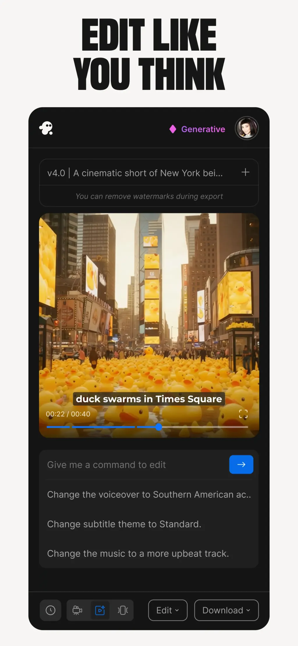 invideo AI: AI Video Generator App Store screenshot 7