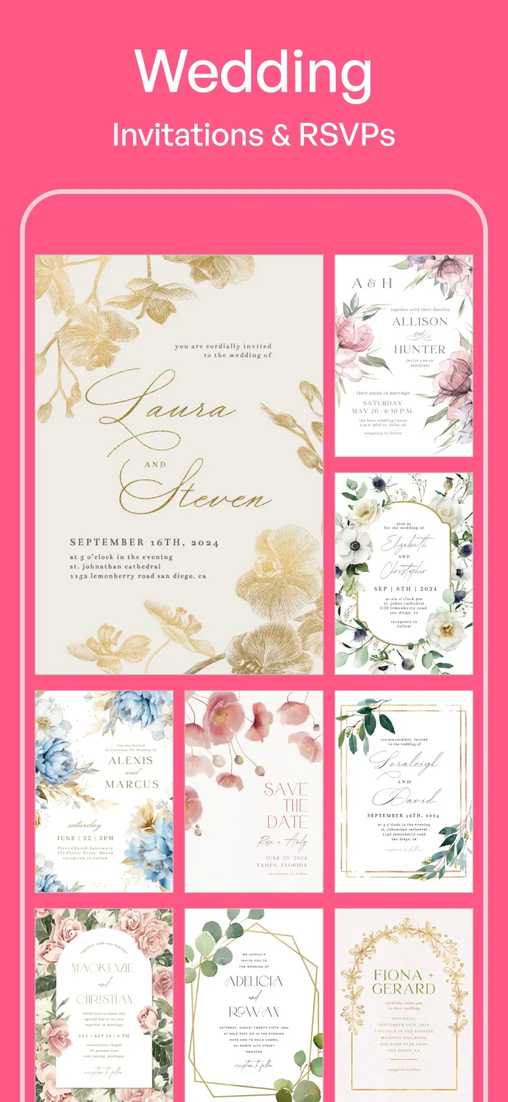 Invitation Maker: Cards & RSVP screenshot 6