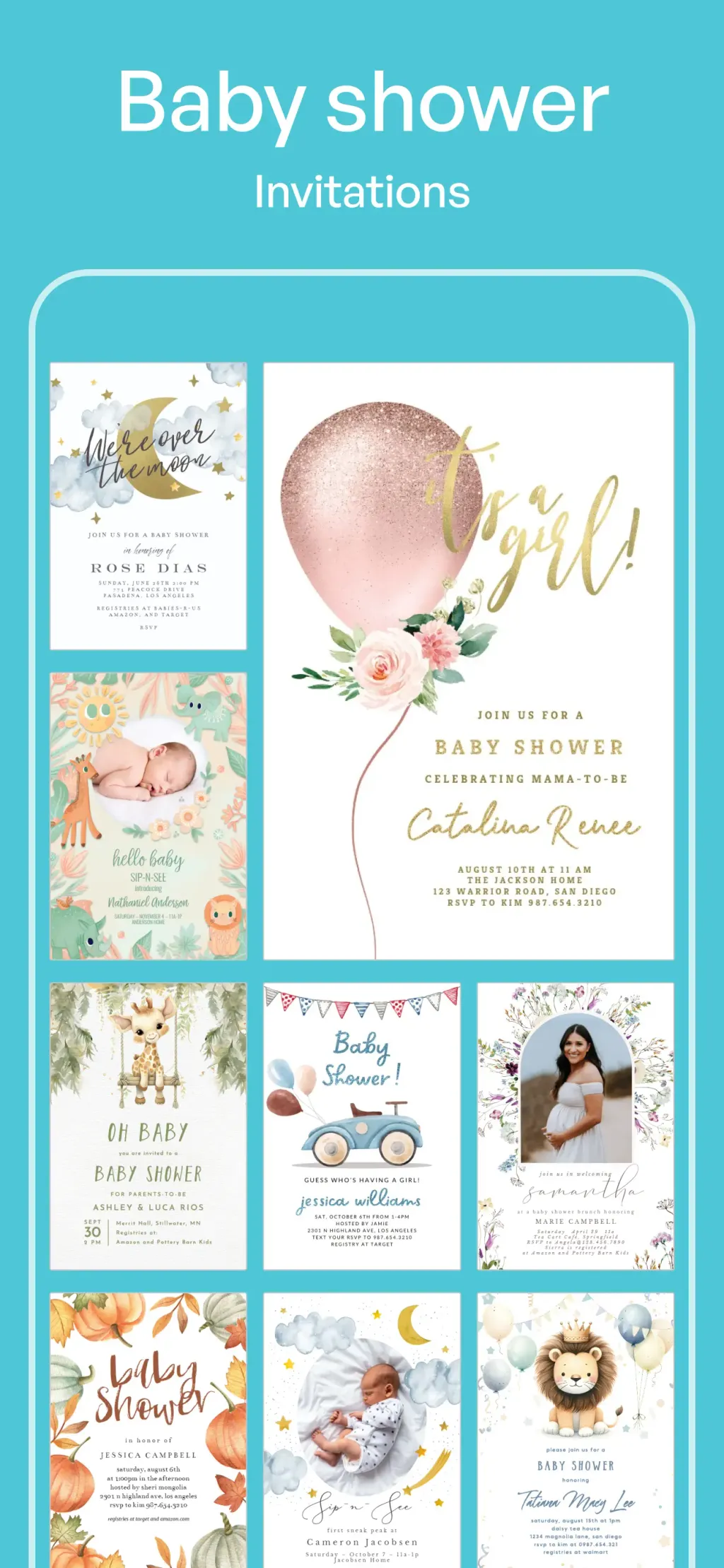 Invitation Maker: Cards & RSVP screenshot 6