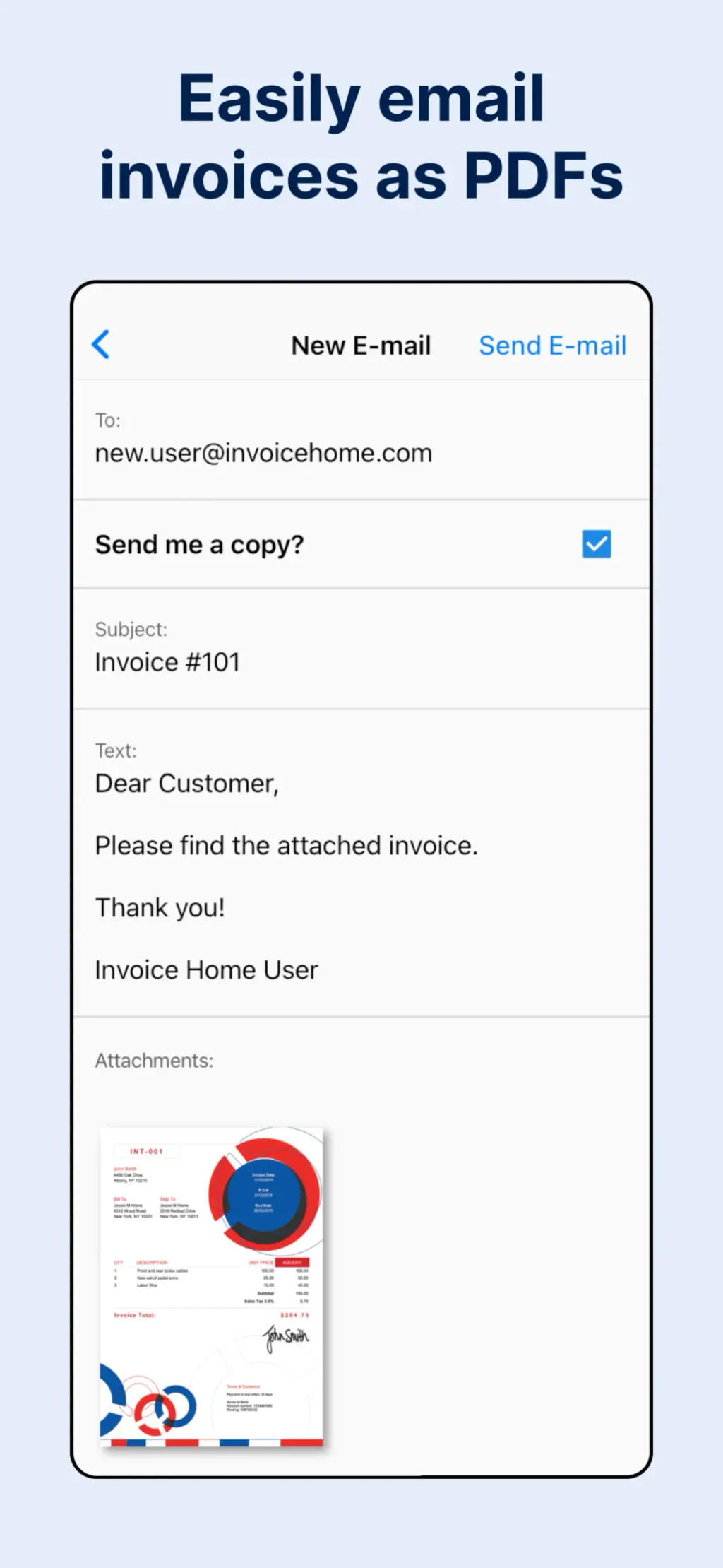 Invoice Maker by Invoice Home App Store screenshot 4