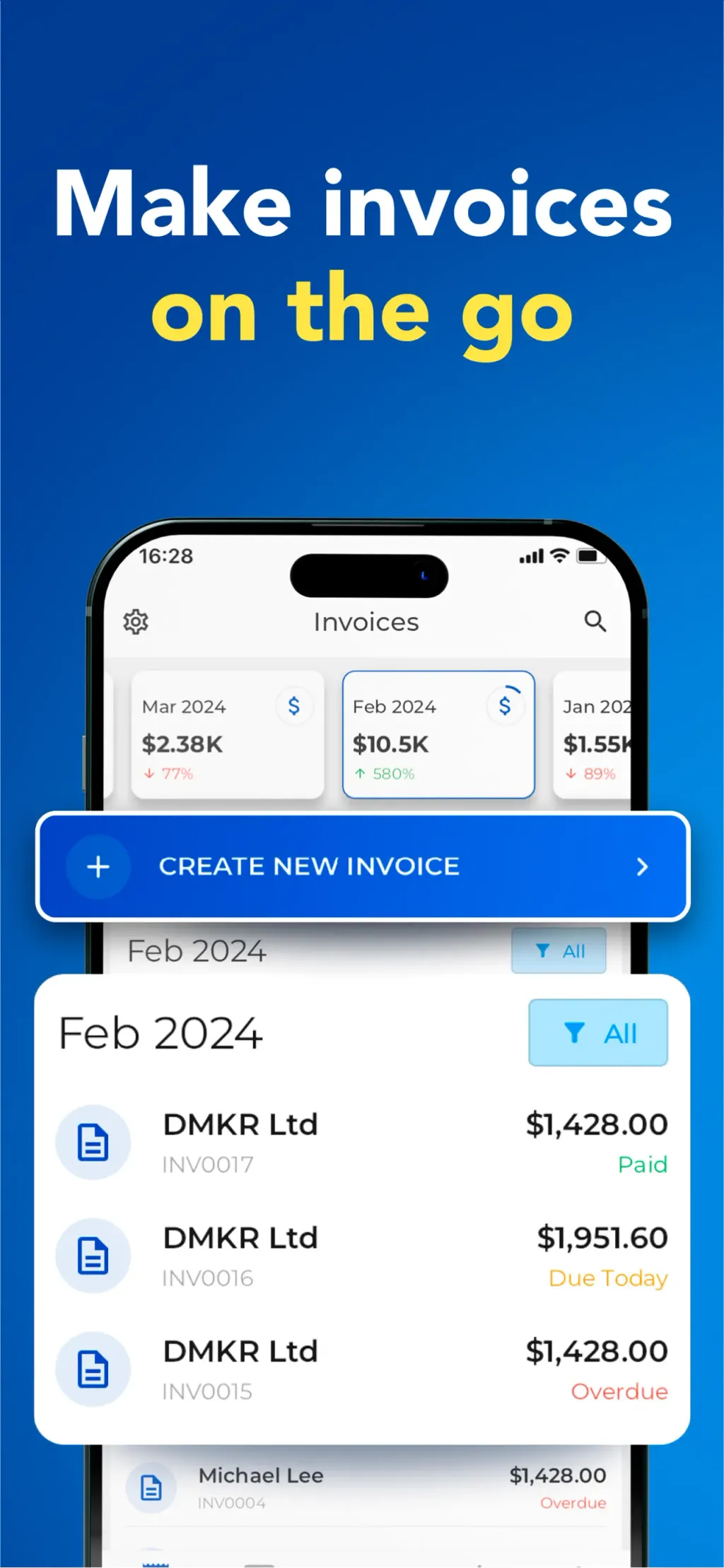 Invoice Maker - Invoice Fly App Store screenshot 4