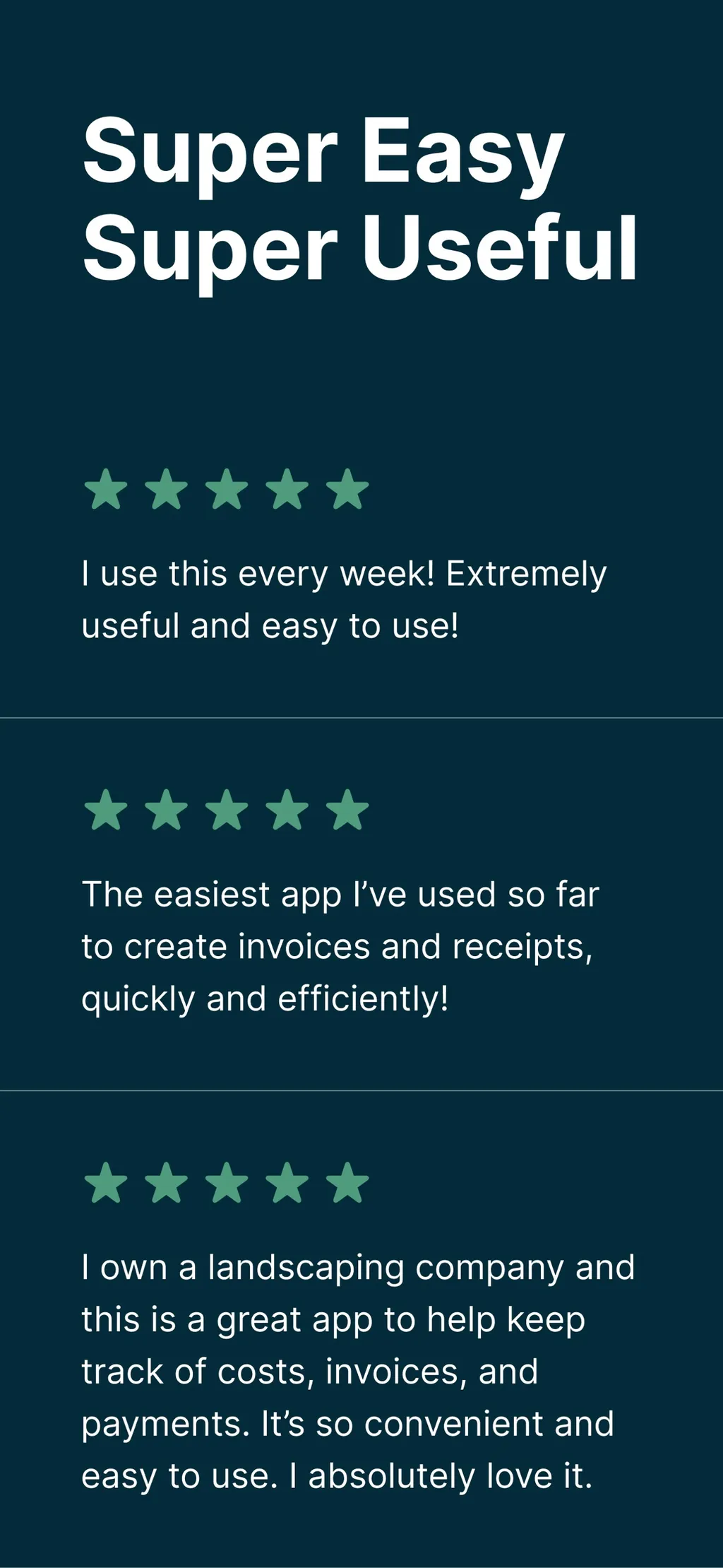 Invoice Maker ▸ Estimate App App Store screenshot 3