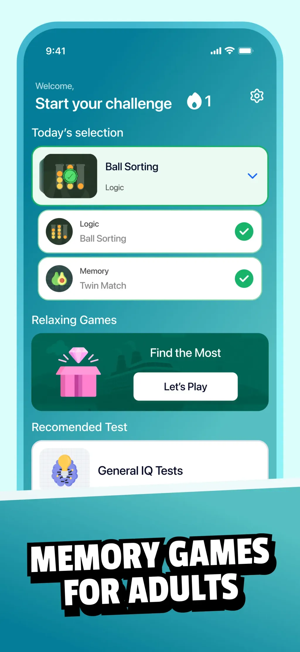 IQ Booster: Brain Games & Test App Store screenshot 7