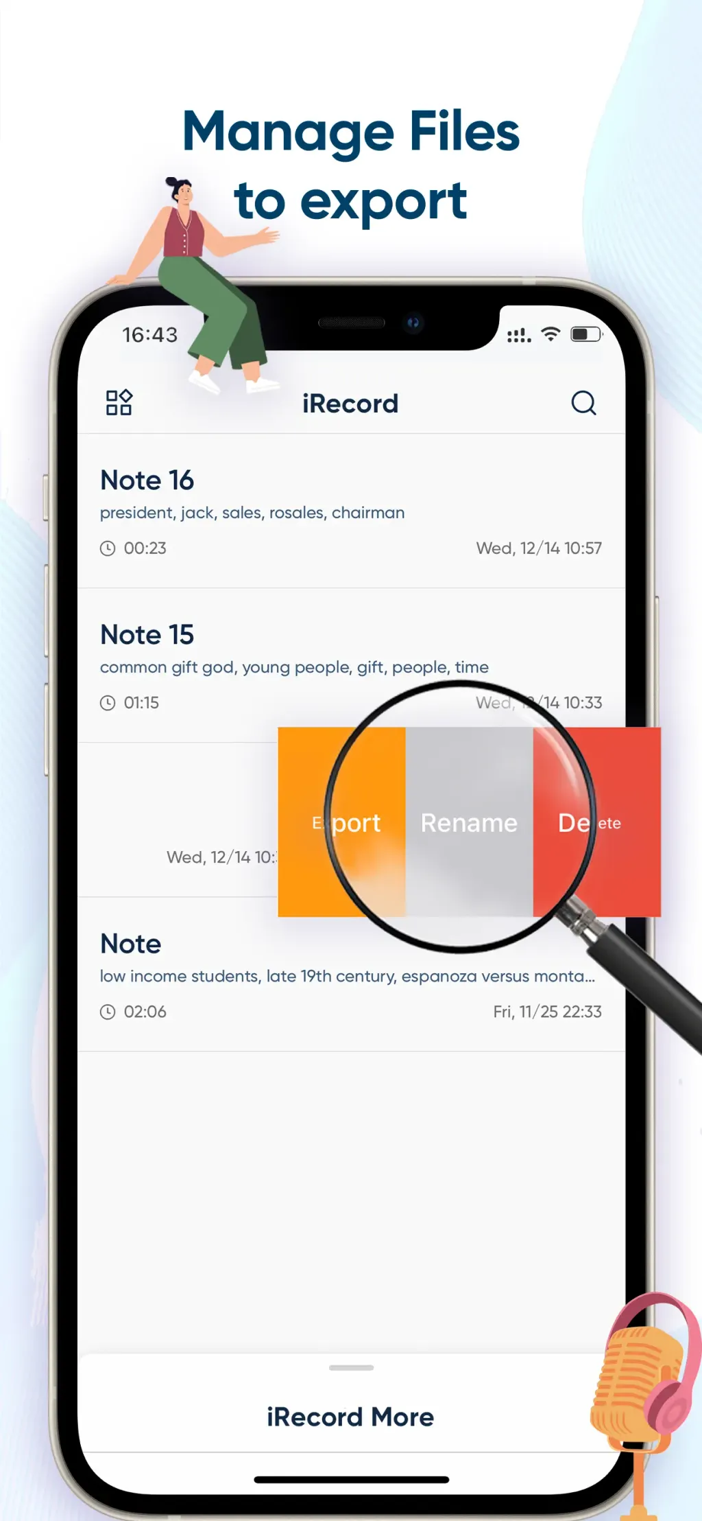 iRecord: Transcribe Voice Memo screenshot 2