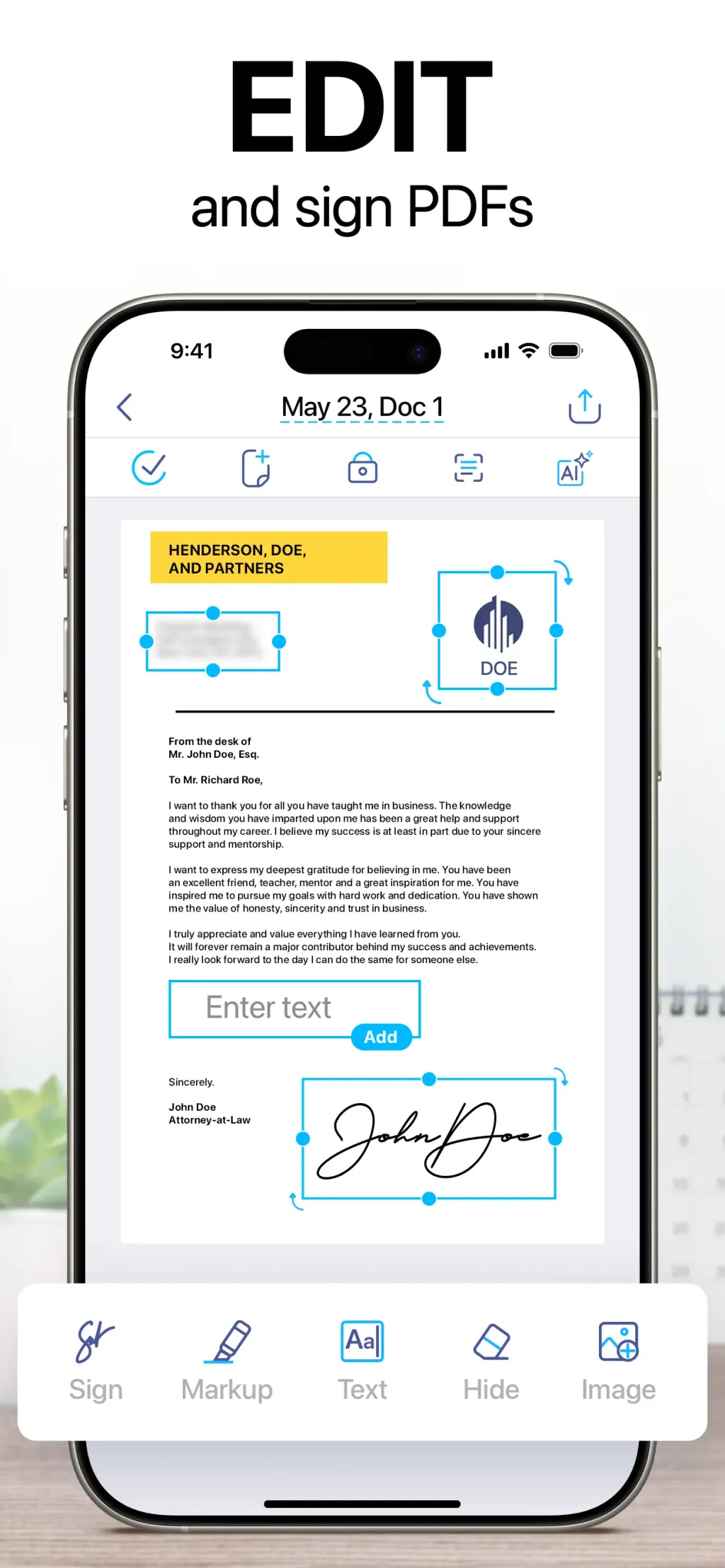 iScanner: PDF Document Scanner App Store screenshot 3