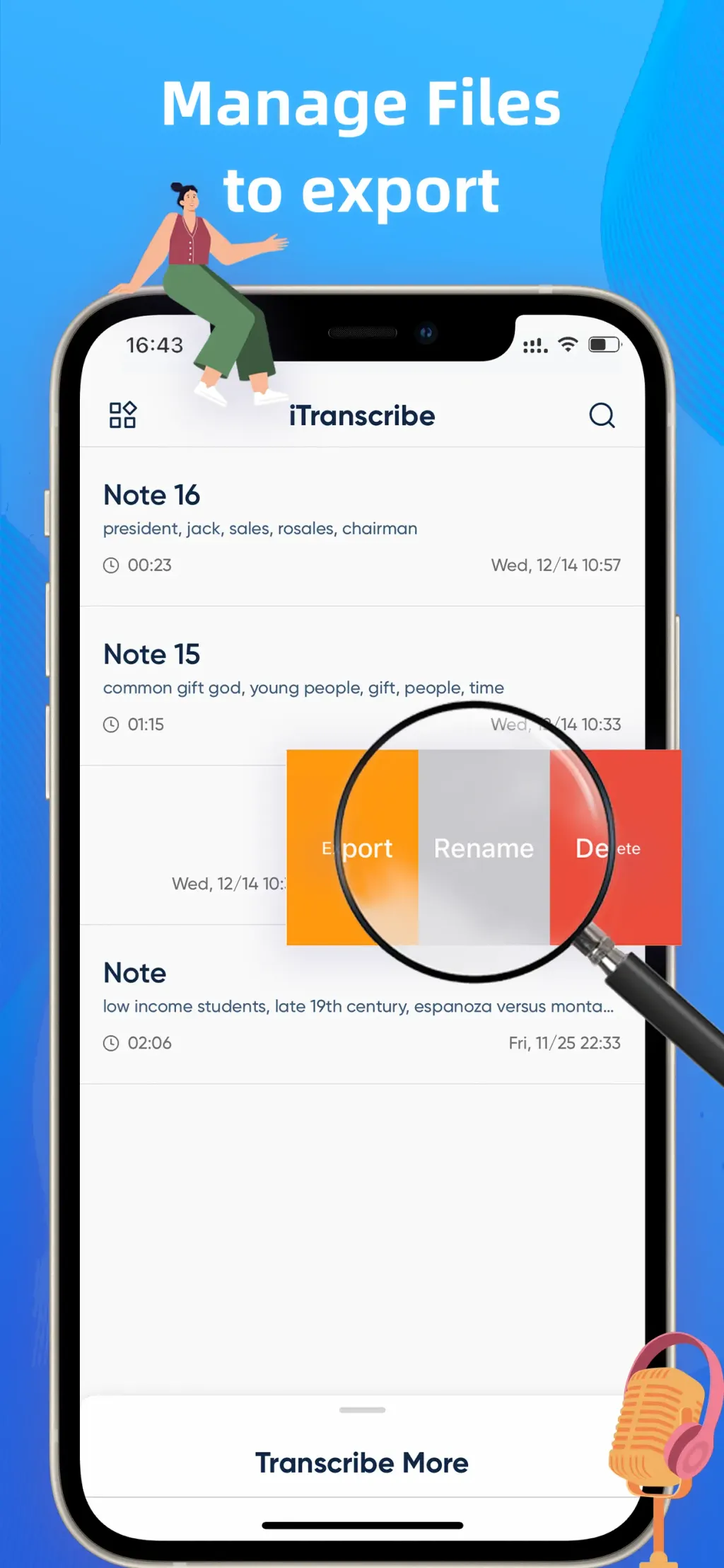 iTranscribe - Audio to Text App Store screenshot 6