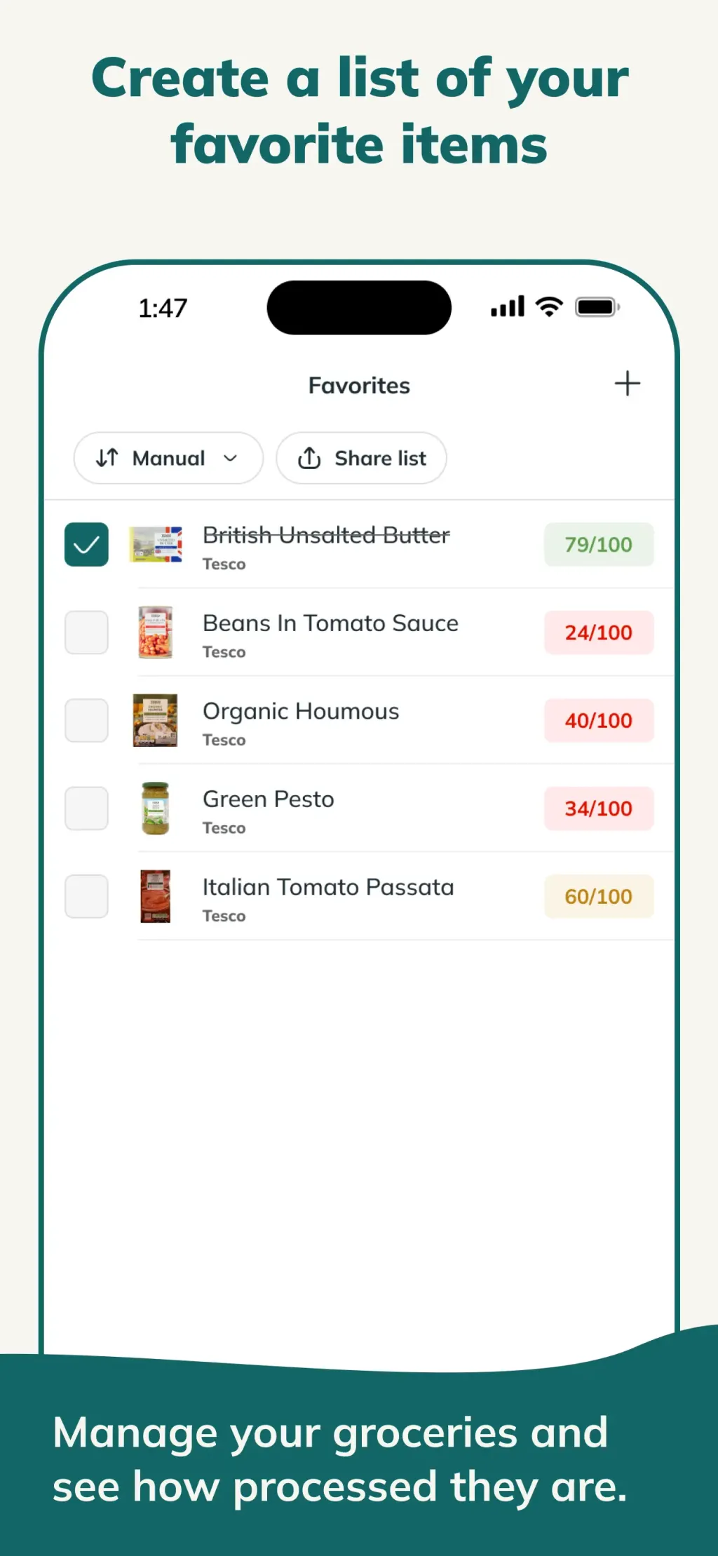 Ivy: Processed Food Scanner App Store screenshot 6
