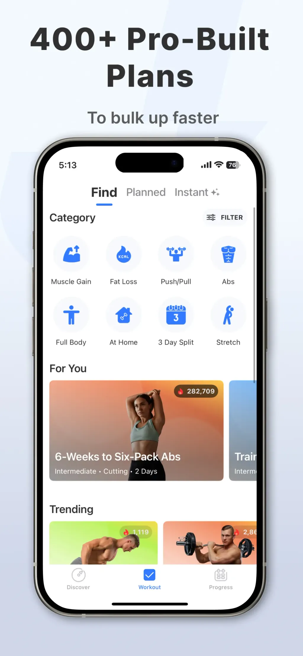 JEFIT Workout Plan Gym Tracker screenshot 3