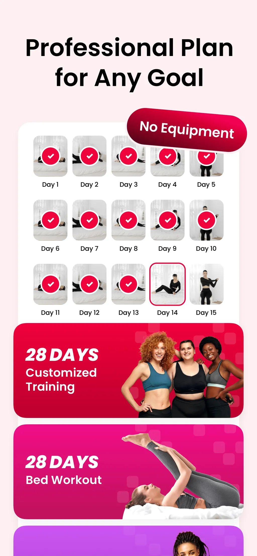 JustFit: Lazy Workout & Fit App Store screenshot 2