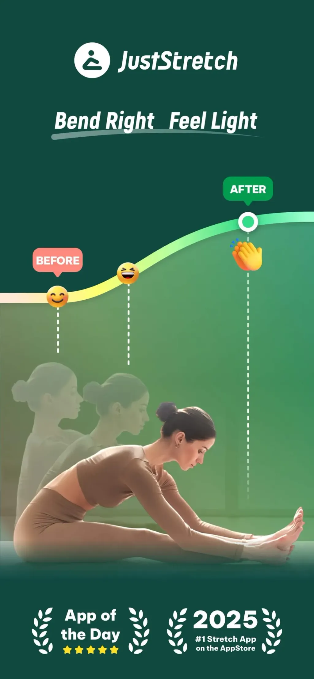 JustStretch | Flex & Mobility App Store screenshot 1