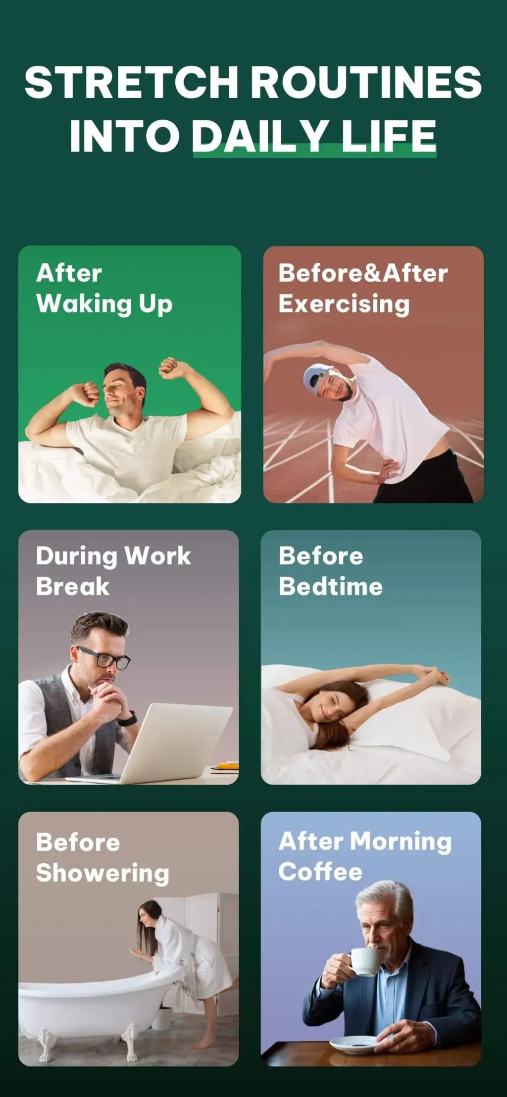 JustStretch | Flex & Mobility App Store screenshot 2