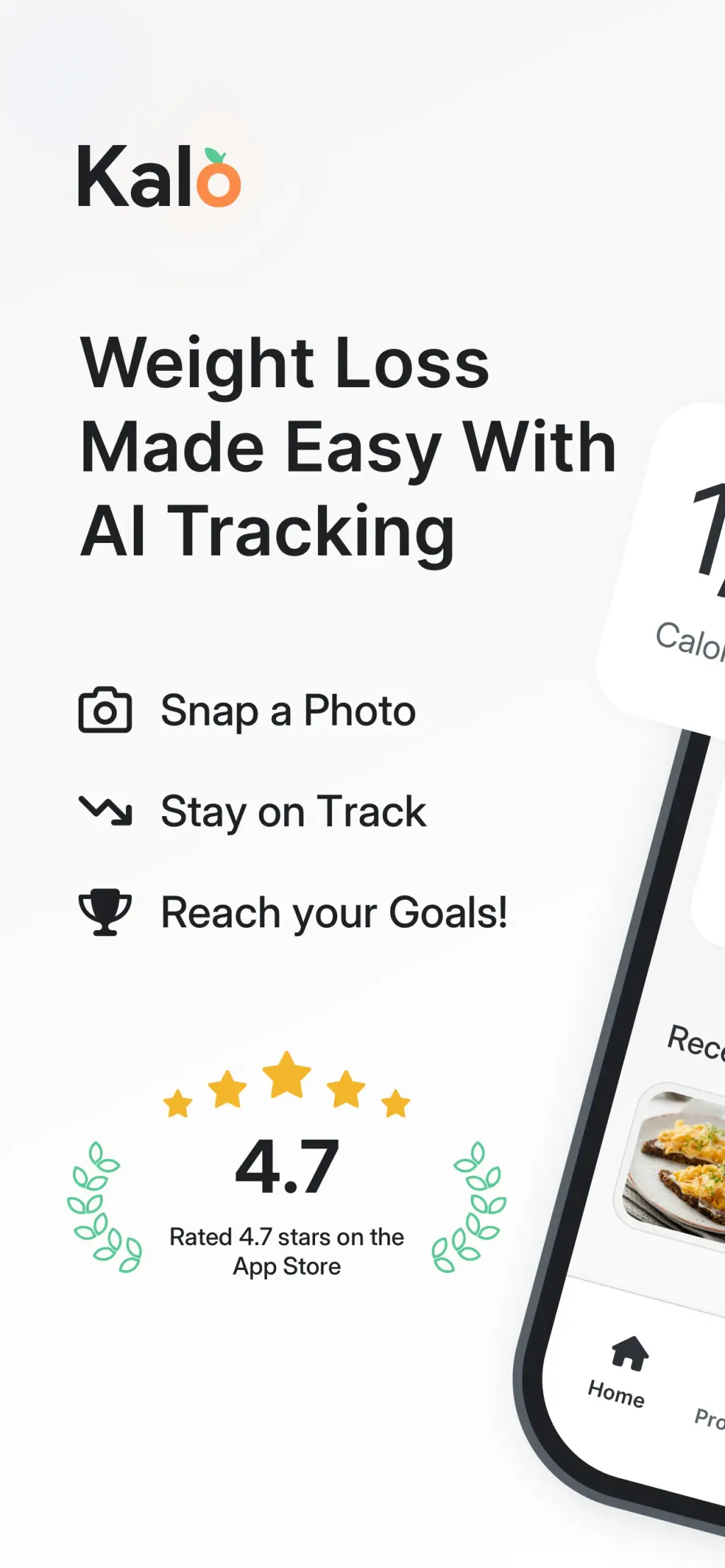 Kalo - AI Calorie Tracking screenshot 1
