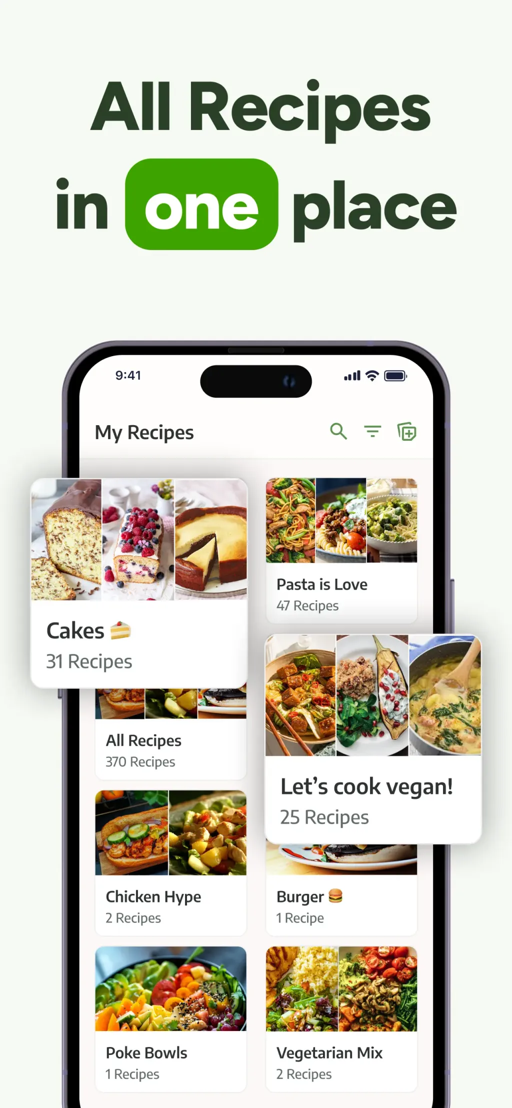 All My Meals - Keep Recipes screenshot 1