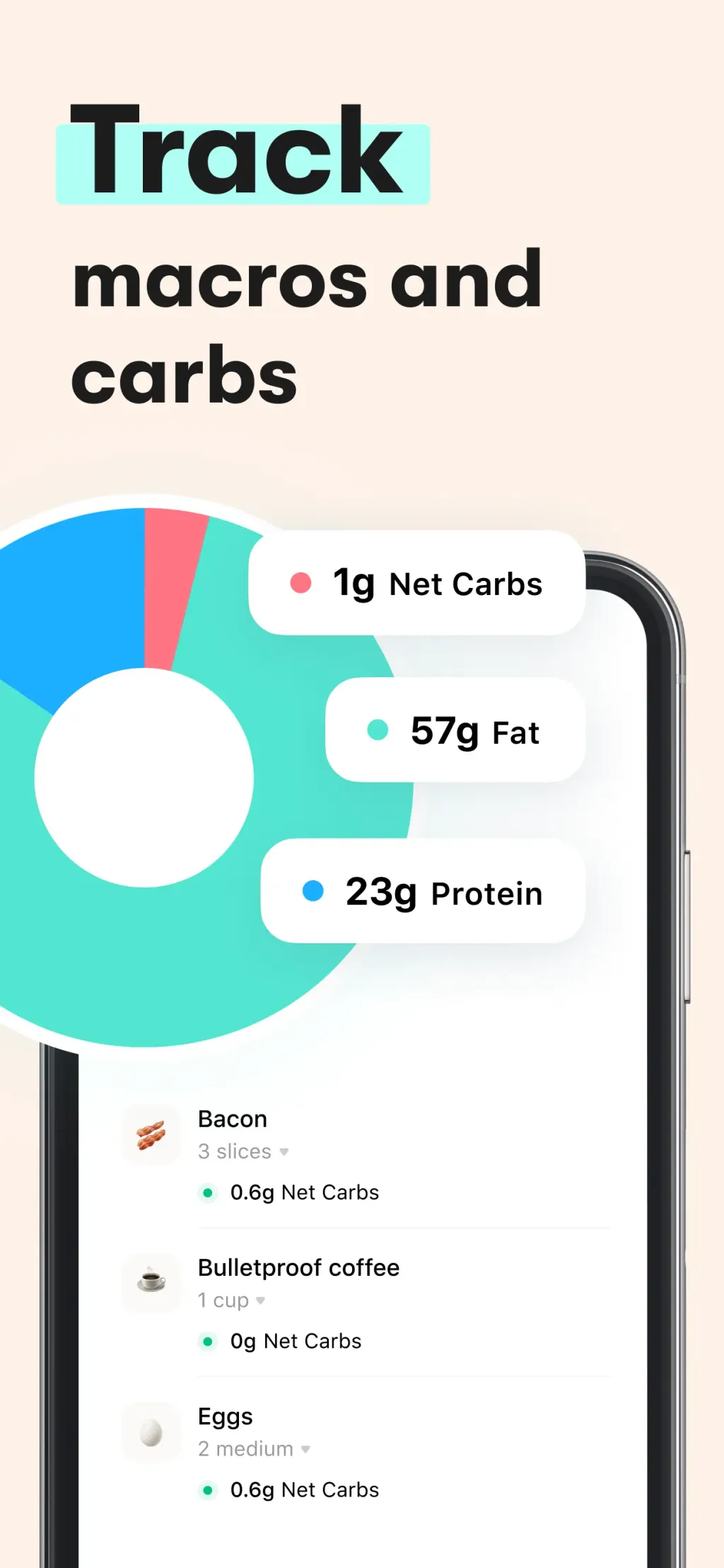 Keto Diet App - Carb Tracker App Store screenshot 2