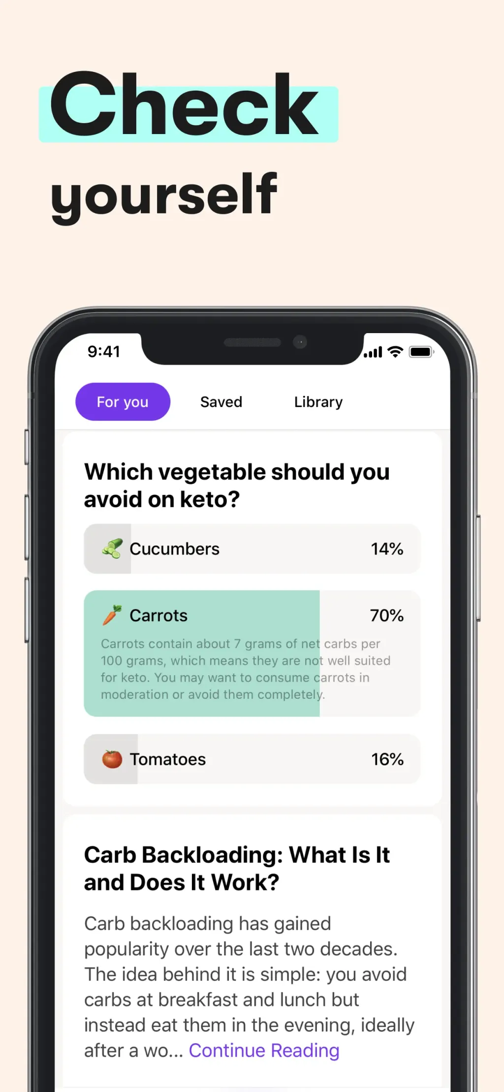Keto Diet App - Carb Tracker App Store screenshot 6