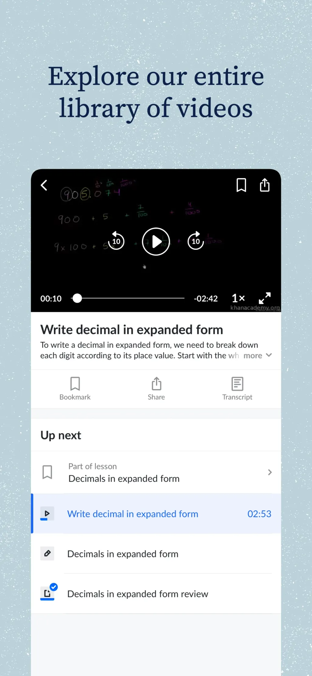 Khan Academy App Store screenshot 5