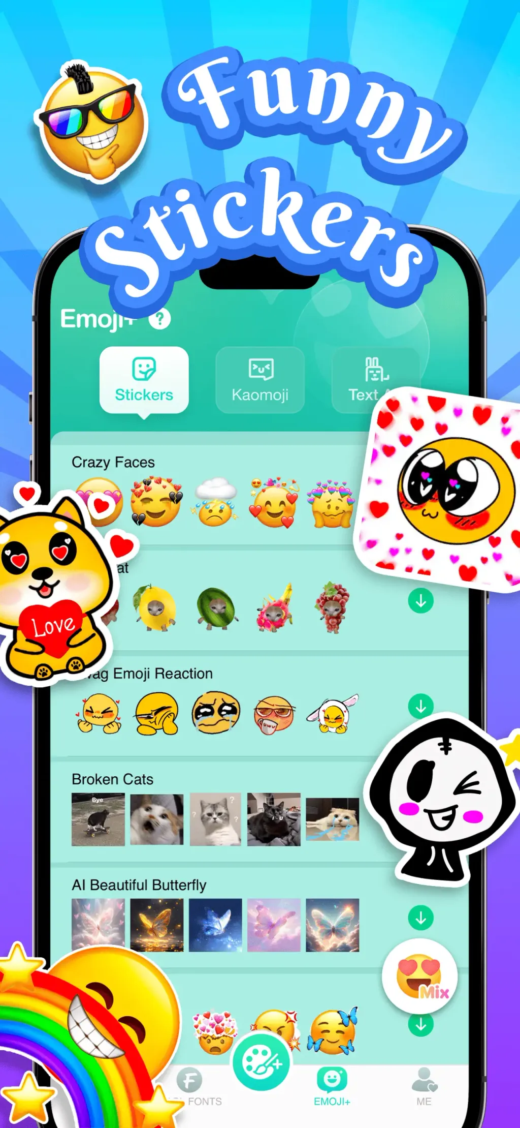 Kika Keyboard: Custom Themes screenshot 1