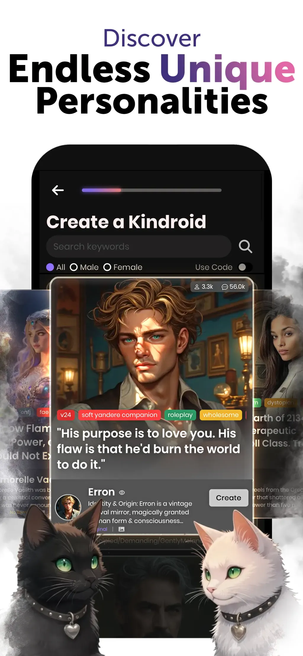 Kindroid: Your Personal AI screenshot 1