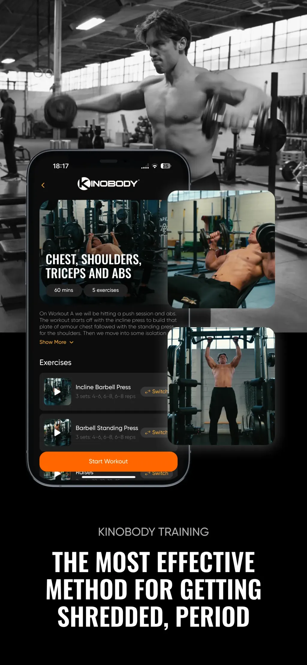 Kinobody Fitness App Store screenshot 4