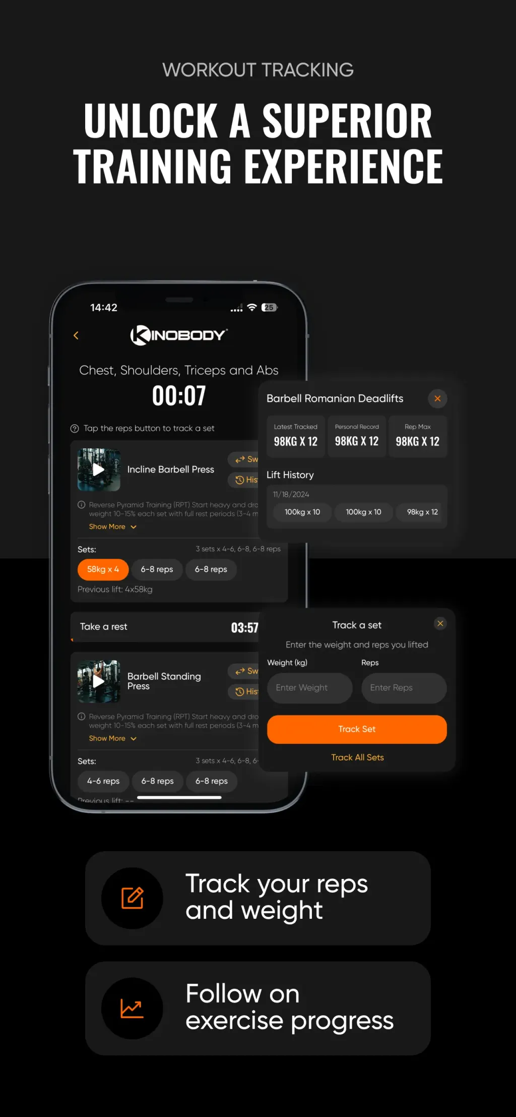 Kinobody Fitness App Store screenshot 5