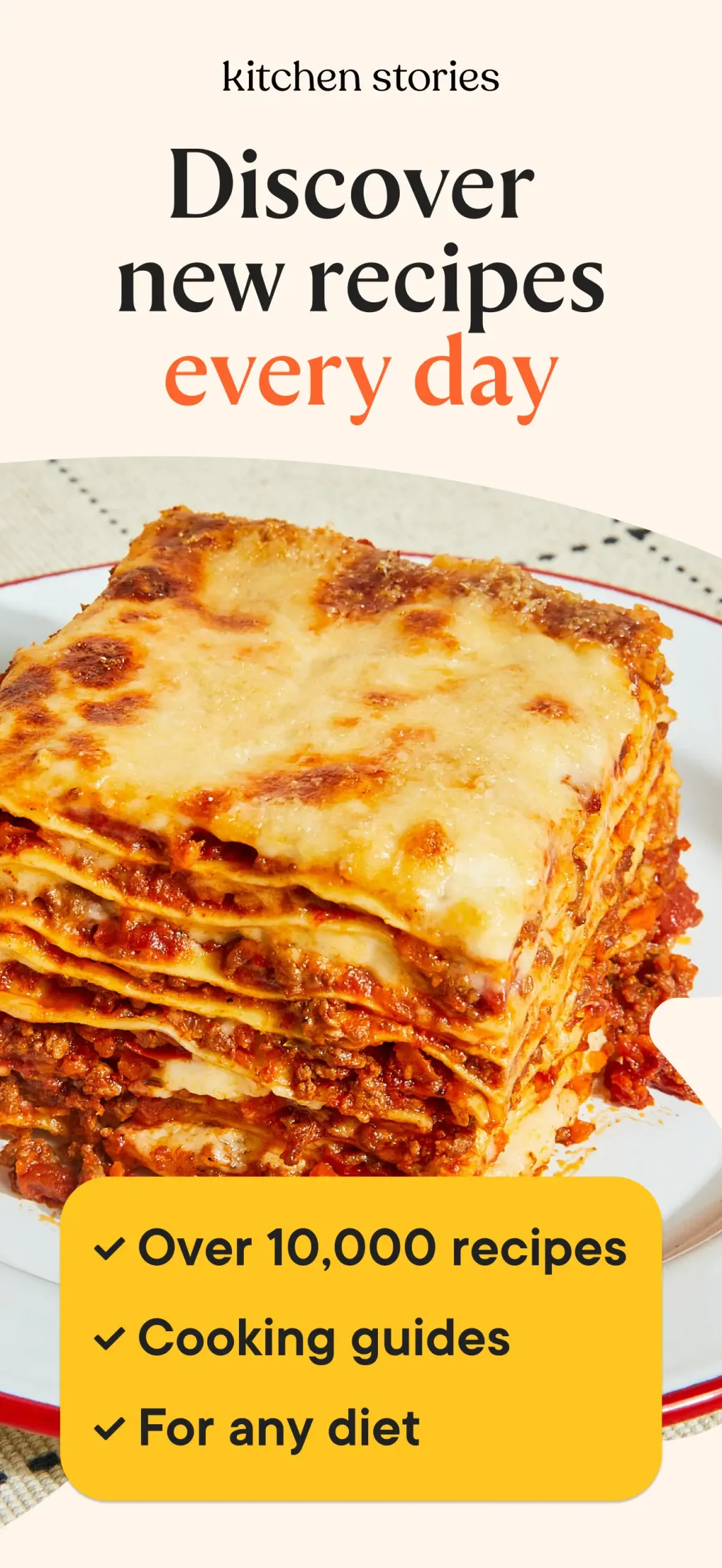 Kitchen Stories Easy Recipes App Store screenshot 1