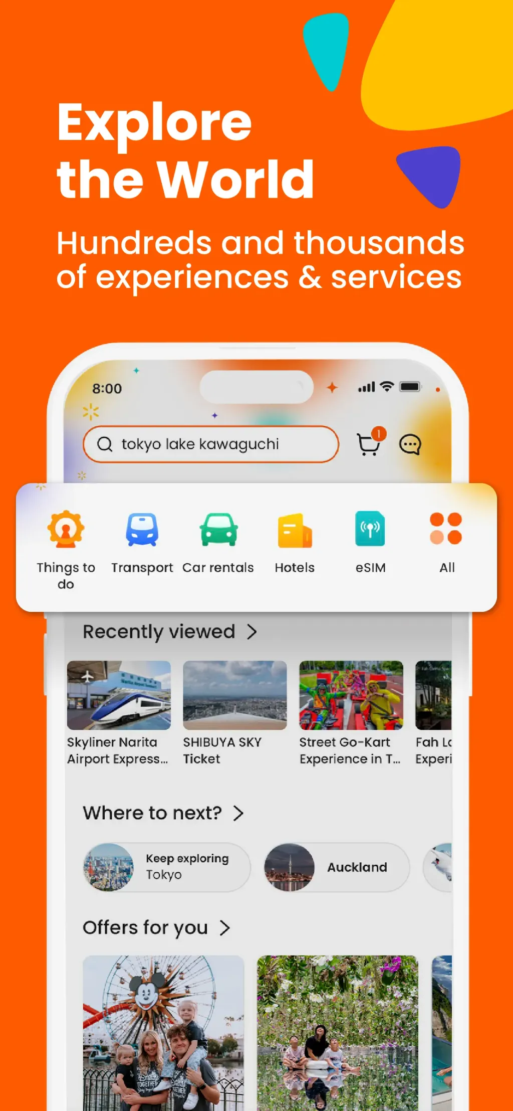 Klook: Travel & Activities screenshot 1
