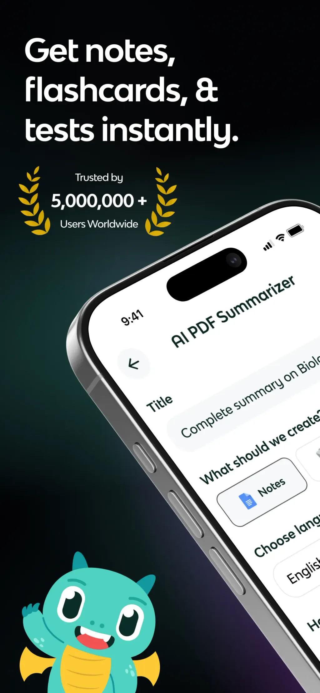 Knowt: AI Flashcards & Notes App Store screenshot 1