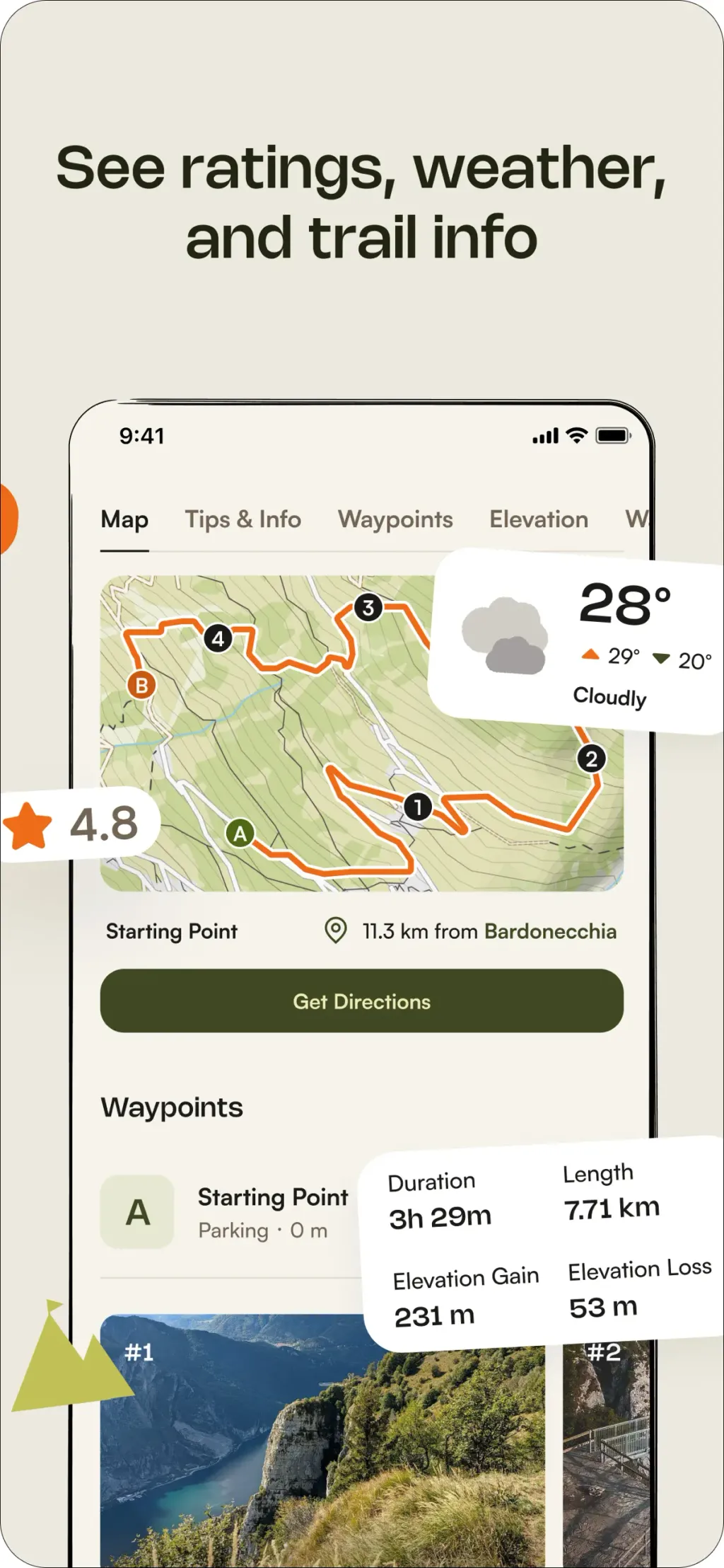 komoot - hike, bike & run screenshot 2